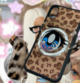kitsch leopard phone case(brown/magsafe)