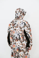 REFINED HOODED JACKET REALTREE WHITE