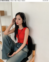 High Quality Basic Rib Sleeveless (5color)