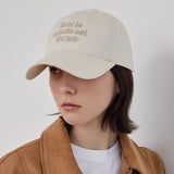 TMV レタリングボールキャップ / Twill Sand