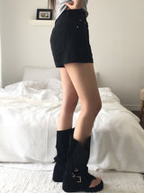 Confi Rivet Cotton Shorts
