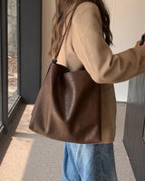 [Unisex] Minimal レザーショルダーバッグ (2 colors/36900)