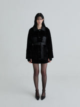 リバーシブルレザームスタン (Black)