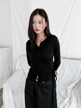  WRAP STRAP CARDIGAN