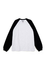 ラグランロングスリーブTシャツ_ブラック
