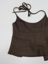 [Setup Available] Pepper Halter Neck Layered Bustier
