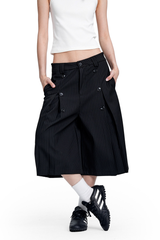 Striped Cropped Trousers
