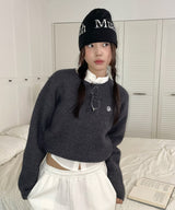 JACQUARD LOGO BEANIE