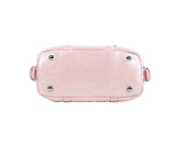 Satin Ribbon Charm Boston Bag
