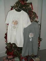Snowman short-sleeved T-shirt