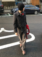 (WOOL) ギンガムチェックシャツ