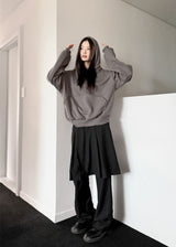 CROP TURTLE HOODIE