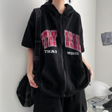 テイ ショートスリーブフーデッドジップアップ (3 colors) H&L