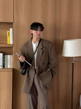 ASCLO Rough One Tuck Back Banding Slacks (4color)