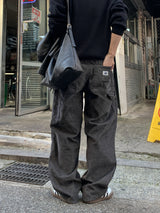Patch corduroy carpenter denim