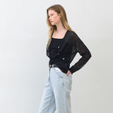 (CD-2202)ESSENTIAL LOOSE FIT CARDIGAN