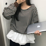 [MADE] Darling, striped one shoulder trainer