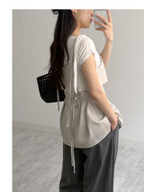 Attention Pleated Layered Bustier