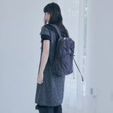 hole string po backpack (black)