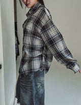 Oropeu String Check Over Shirt