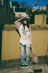 キャットニップハイロングTシャツ multi