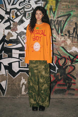 Casual pants with personality, breathable, loose and multi-pocketed for spring and summer.