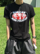 パームツリークロップ半袖Tシャツ 3C
