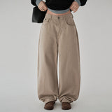 [Asgen] Herringbone Pocket Curved Cotton Pants - 3 Colors