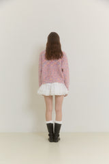 SNOWFLAKE POPCORN SWEATER