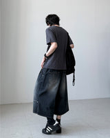 Upi Studded Bermuda Denim