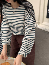 Newven ストライプTシャツ