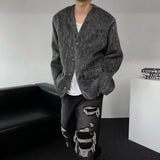 90's Carlton Moehair No Collar Jacket (2 colors)