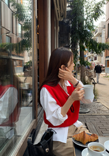 [Lè made/7,000 Sold] ルメイド ベーシック Vネック ベスト