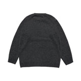 25FW BASIC LOGO KNIT CHARCOAL