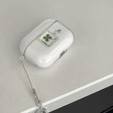 [made]glass clover ver  resin airpod case