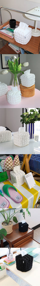 Bubble tissue case (정사각)