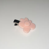 ライトピンクフラワーヘアクリップ (1pcs)