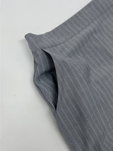 Striped Banding H-Line Long Skirt