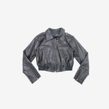 Tenet Crop Leather Jacket