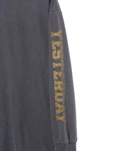 ASCLO ピグメントスリーブレタリング T シャツ (3color)