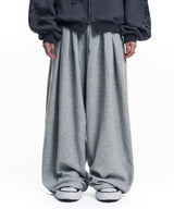 Super Mega Balloon Two-Tuck Sweatpants - Grey