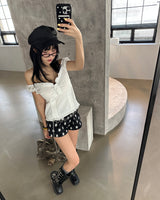 Star Kitchen Banded Waist Shorts