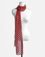 [♡MADE♡] the dot long chiffon scarf