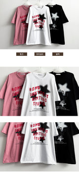 トミー オーバーサイズフィット半袖Tシャツ