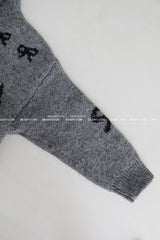 Nyangdeng's nose-dishon tteokbokki knit cardigan
