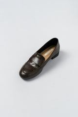 Glossy loafer_brown