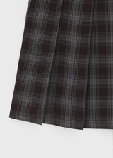 [MADE] Tnew Check Pleated Midi Skirt