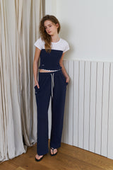 Waffle comfort top_navy