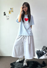 Bumby Printed Embroidered Wide Bermuda Shorts 3color