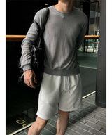 [Unisex] アイスクロップサマーニット(5color)